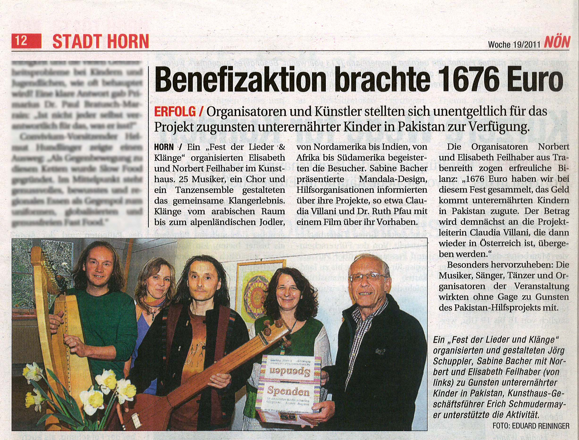 Benefizaktion brachte 1676€ Artikel