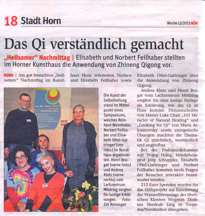 Das Qi verständlich gemacht - Artikel
